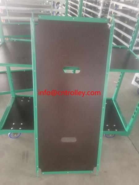 100kg PP Wheel 1900mm Plywood Danish Plant Trolley
