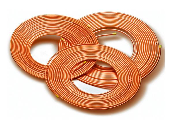 Soft Type Pancake Coil Copper Refrigeration Tubing15-50m Length JISH3300 Standard