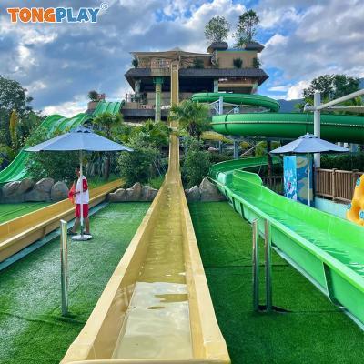 Commercial High Speed Water Slide with 360 Players/Hour Capacity and Eco-friendly Fiberglass Construction