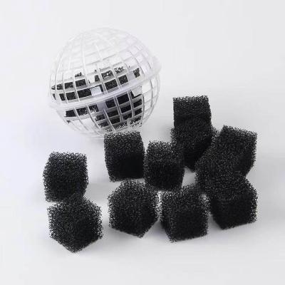 Porous rotating spherical suspension filler