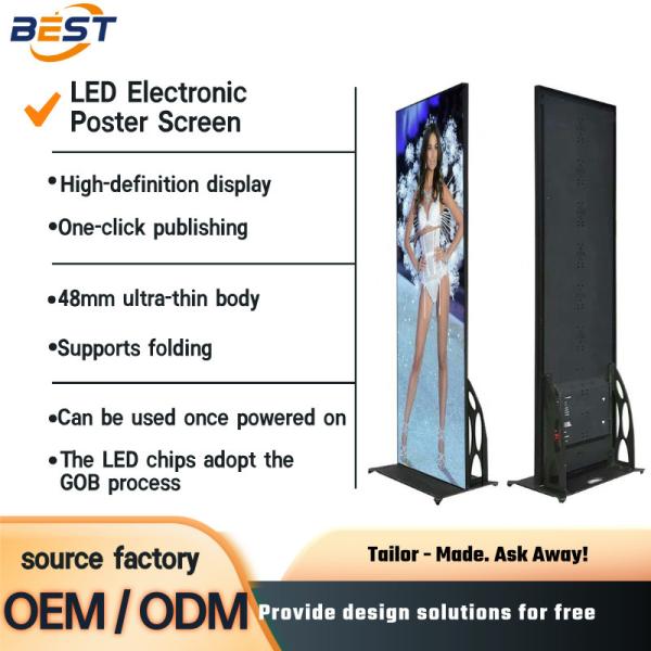 Commercial LED Advertising Displays Screens OEM ODM Custom Digital LED Poster Solutions