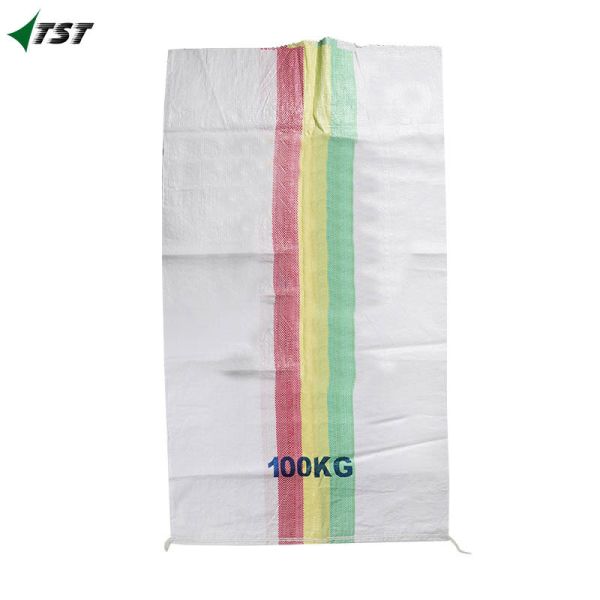100kg White Printed Woven Polypropylene Sacks For Industry And Agriculture With Logo