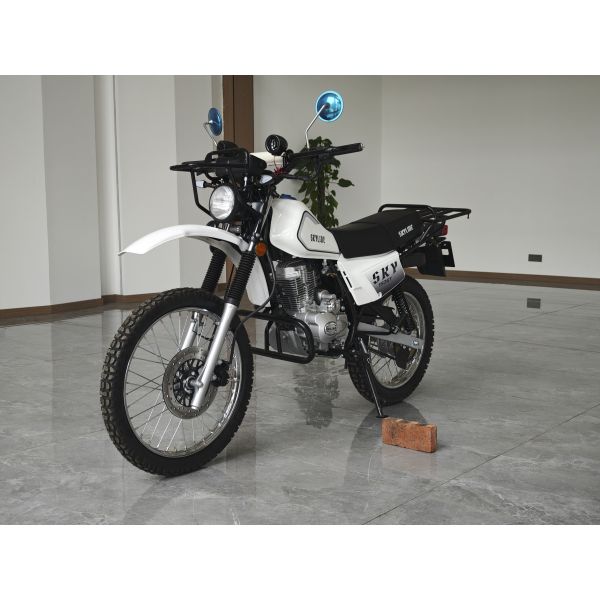 Moto Chopper 150cc Tout-Terrain 4 Temps avec Amortisseurs Réglables