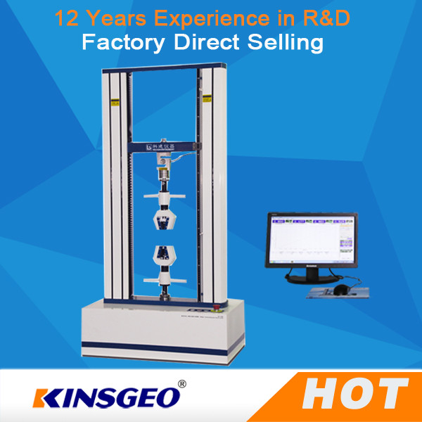 50～500mm/min 100KN Material Leather Testing Machine With Double Column 180kg