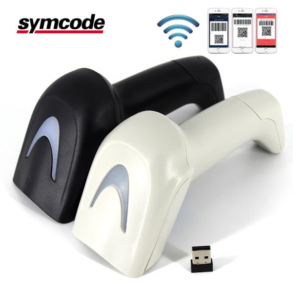 2D QR CODE Wireless Barcode Scanner Supermarket 1800mA Li - Ion Battery
