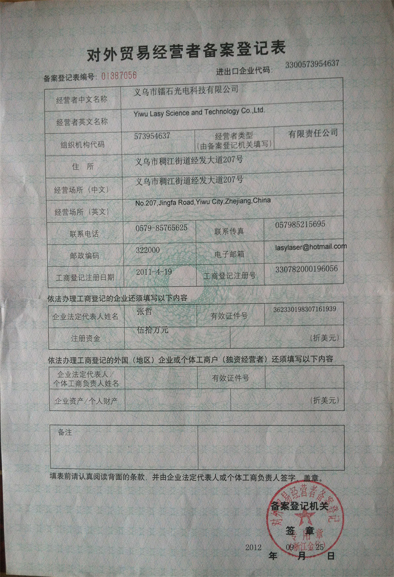 China Lasylaser Beauty Supply Certifications