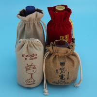 Anti sacos de cordão da juta do roubo, sacos pequenos da juta da cor natural para a menina