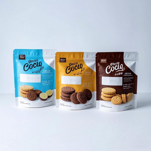 Custom Food Grade Stand Up Zipper Bags for Coffee Snacks
