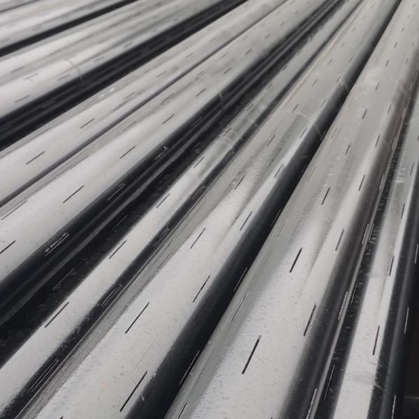 Threaded Connection Slotted Liner Hot Rolled Galvanized Tubing for Oil and Gas Industry API-5CT Standard