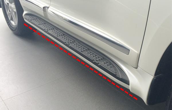 Peças sobressalentes de veículos Barras de passo laterais Para TOYOTA LC200 FJ200 2008 2012 2014