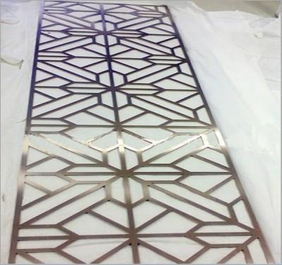 Stainless steel wall panels home screen manufacturers custom color laser cutting partition