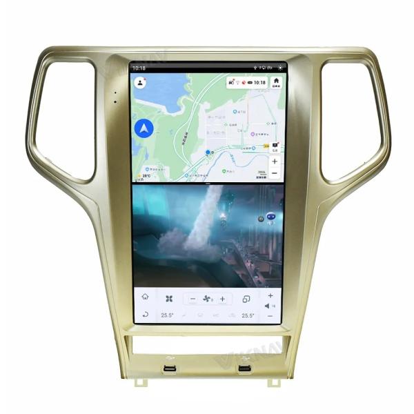 13.6 дюймовый сенсорный стерео для Jeep Grand Cherokee 128G навигация GPS мультимедийный проигрыватель беспроводной Carplay 4G