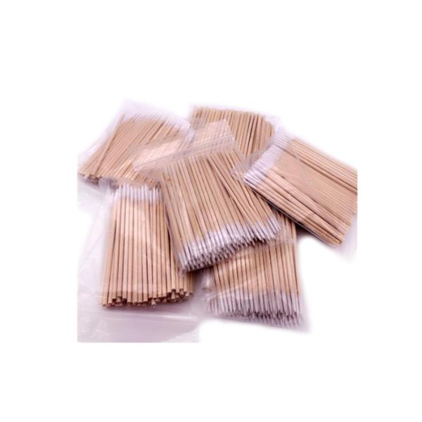 Tattoo Cotton Swab Sticks For Permanent Eyebrow / Eyeline / Lip Makeup