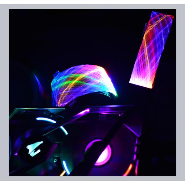24Pin RGB Extension Cable  Neon Light cable for Gaming PC Single headlight