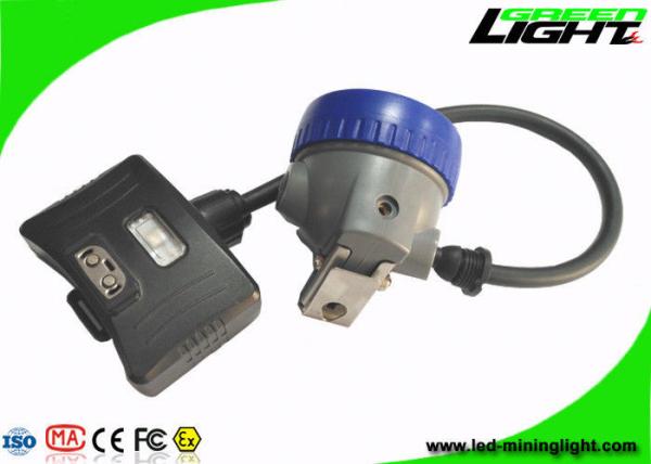 Semi Corded LED Coal Miner Hard Hat Lamp High Beam With With Magnetic USB Cable