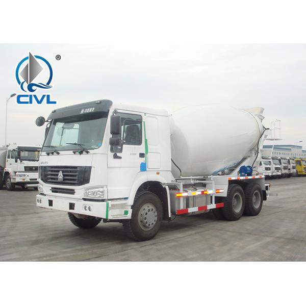 Mobile Concrete Mixing Equipment With 10CBM Mixer Tank RHD 10 Wheels 336HP Concrete Mixer Truck