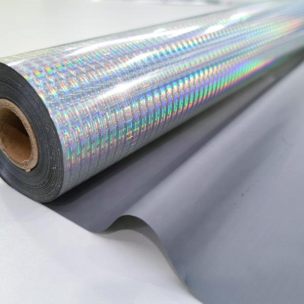 PET Metalized Film Laser Holographic Thermal Lamination Plastic Printed Metalized Film For Gift Packaging
