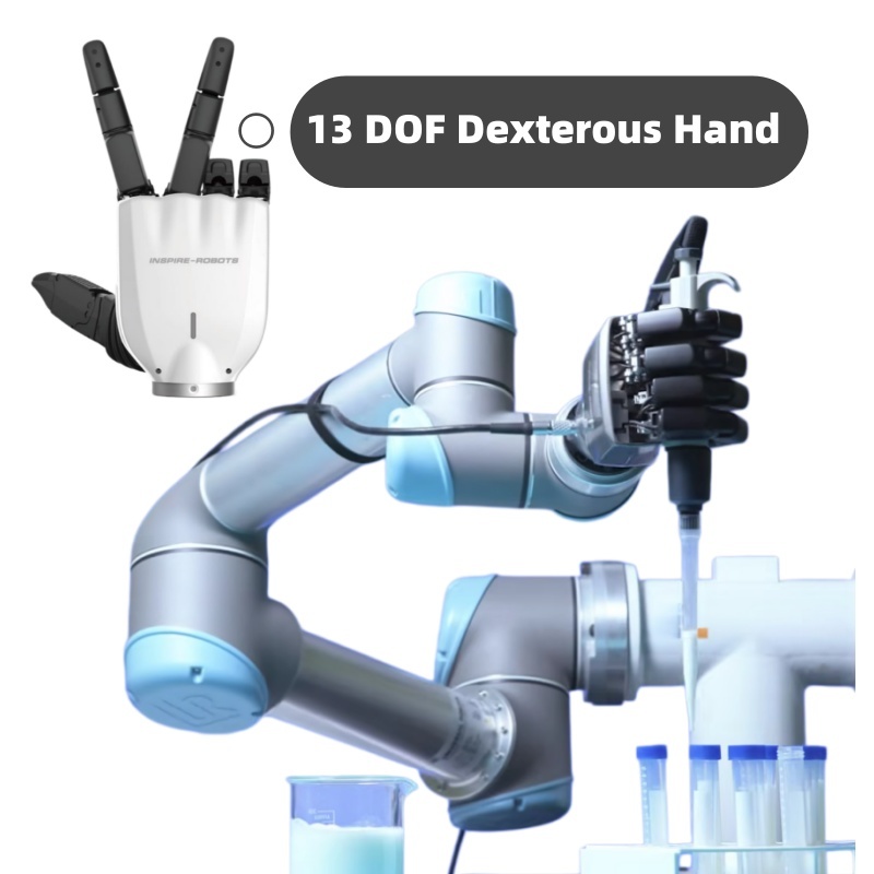 High Quality Inspire Robots RH5DG2 Dexterous Hand Bionic Robot Hand Flexible Gripper Anthropomorphic AI Robotic Hand