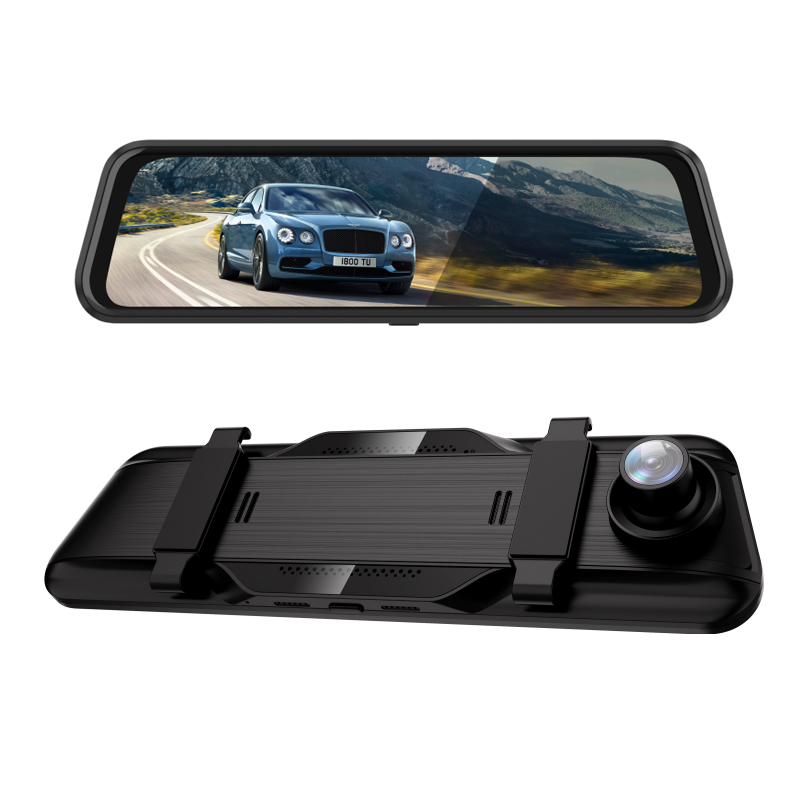 2K Dual Lens Mirror Dash Cam Touch Screen Car Recorder Dash Cam