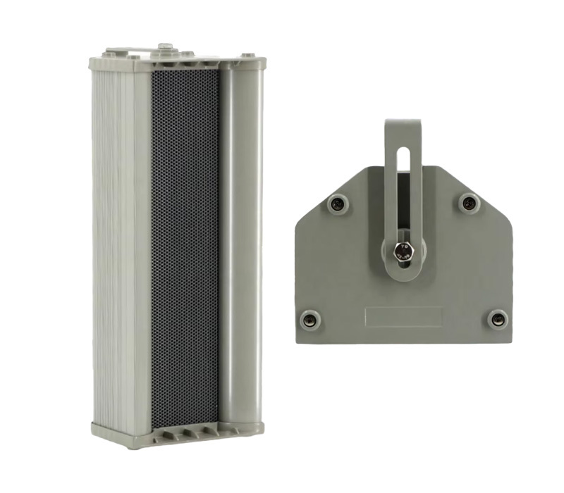 Waterproof Aluminum Column Speaker Grey PA Speaker 4 Inch Woofer*3 1 Inch Tweeter