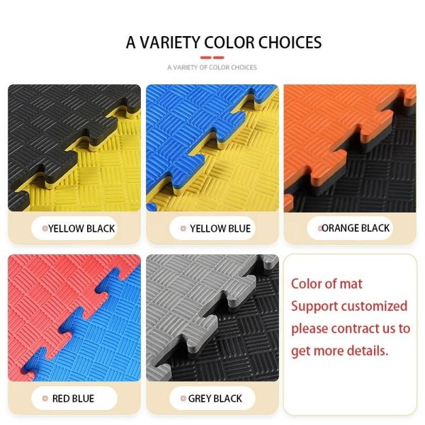 Green EVA Martial Art Style Taekwondo Tatami Sport Foam Joint Floor Foam Mats for Unisex