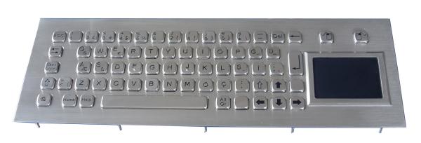 Panel Mount IP67 Dynamic Washable Vandal Proof Stainless Steel Industrial Keyboard