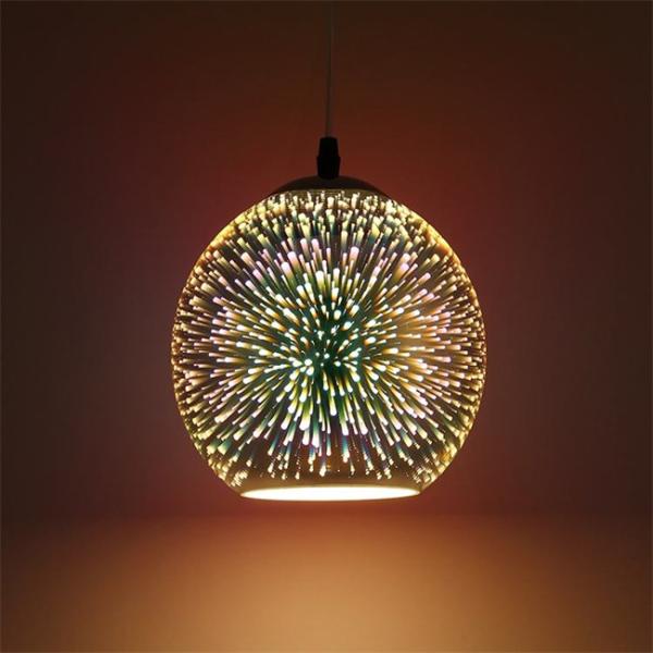 Llevado encendiendo la iluminación moderna de la Navidad del sitio del restaurante de la lámpara