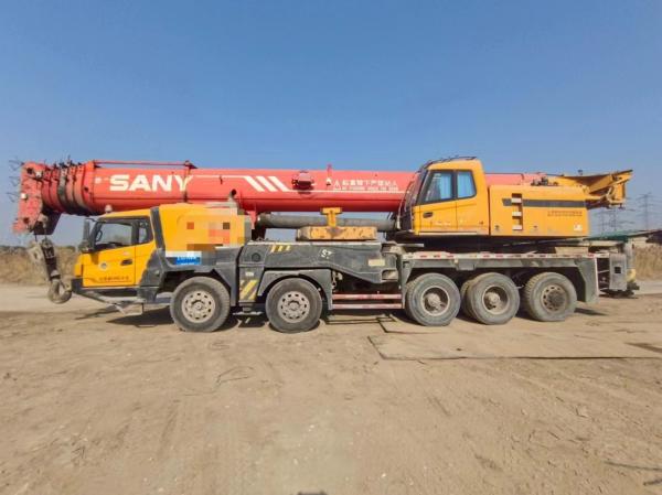 Poids maximal de levage 16 t Grue de camion d'occasion 100 tonnes Grue mobile pour équipement lourd