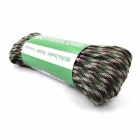 fulgor de nylon de entrançamento do núcleo do cabo do paraquedas 550lb no Paracord reflexivo escuro