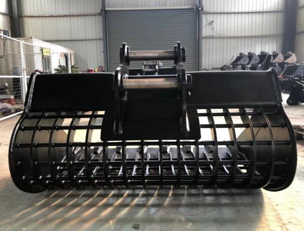 Heavy Duty Skeleton Skid Steer Bucket For Debris Sorting 1-50T