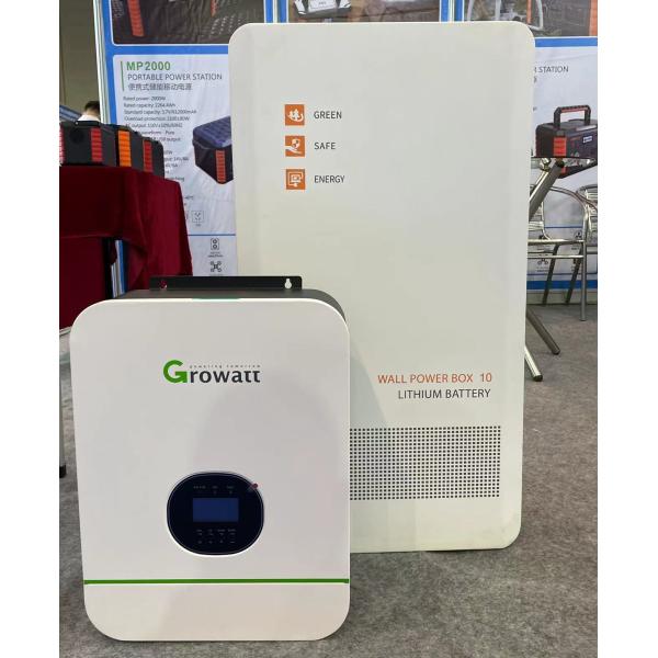 Пакет лития коробки силы стены системы накопления энергии батареи 10KWH