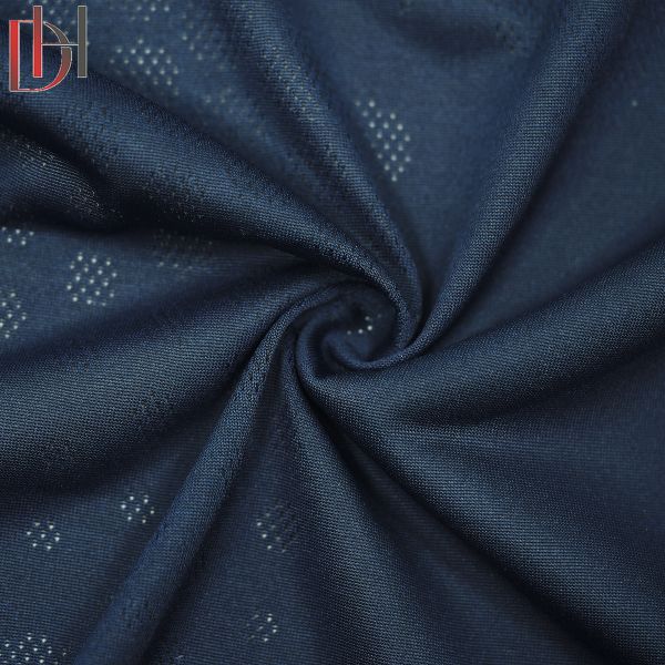 Garment Breathable Knitted Fabric 100% Polyester Textile Jacquard Clothing Fabric