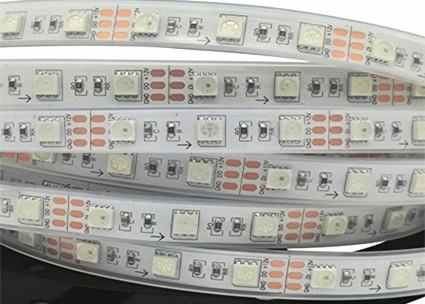 Flexible 5M Magic RGB LED Strip 16.4Ft  WS2812B 300LEDS 100 Pixels Colorful