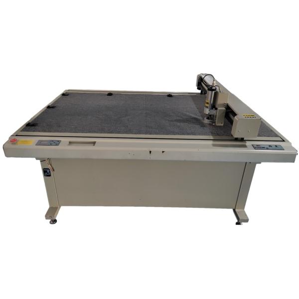 Used 1509 Flatbed PVC Sheet Cutting Machine with 1500x900mm Scope 500-1800mm/s Speed and 1.5mm-6.0mm Thickness
