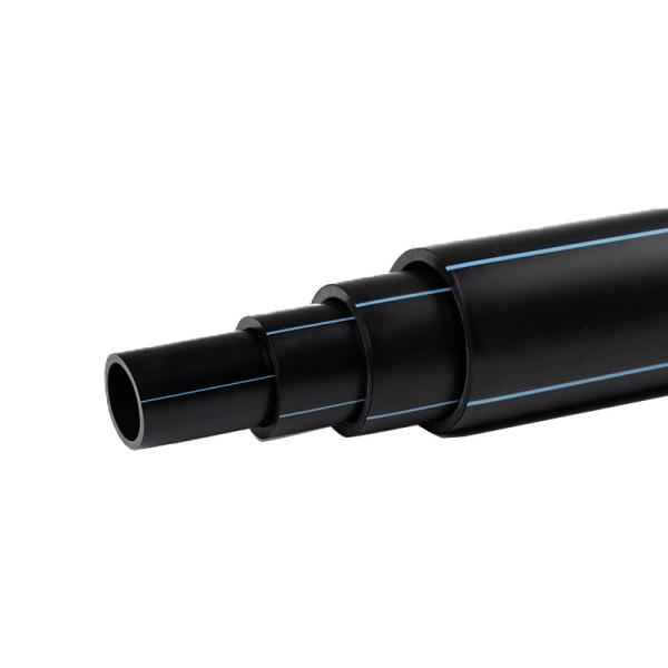 8inch Pe100 HDPE Water Supply Pipe Thickness Plastic Tubing Black Customized