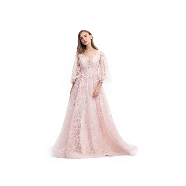 Purplish Red Color Sexy Women Vintage Evening Dresses Scoop O Neck For Slim Ladies