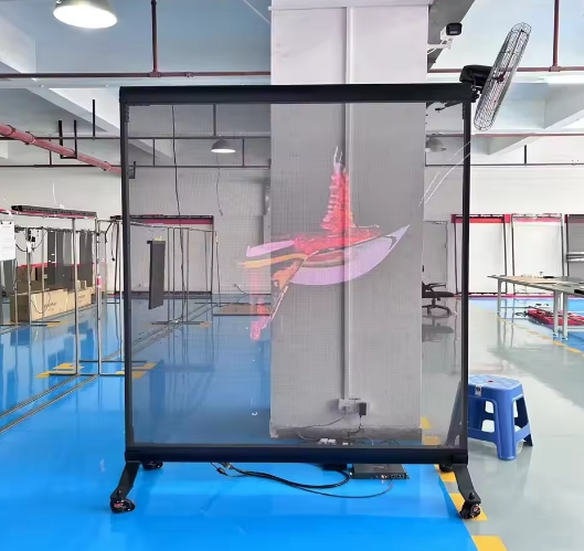 IndoorP3.91 Holographic Display Projection White Holographic Spliceable LED Screen
