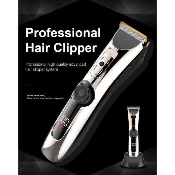 электрический триммер волос 2200mAh, 100v-240v делает Clippers водостойким перезаряжаемые