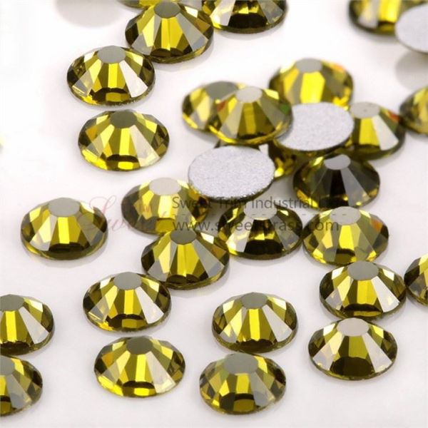 1440 piezas de pedrería para uñas SS3-20 sin fijación en caliente, parte trasera plana...