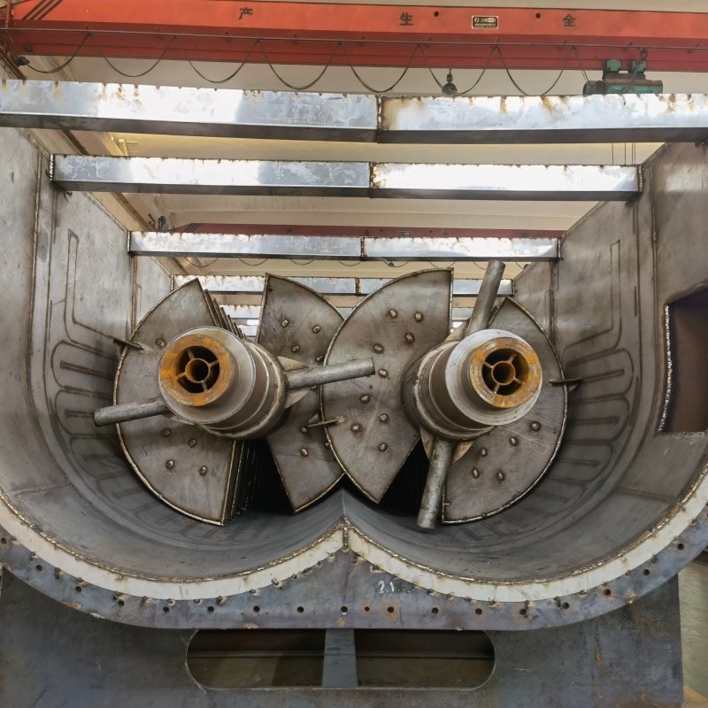 PLC Control Hollow Paddle Dryer SUS304 Sludge Paddle Dryer System