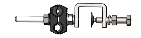 Pince de câble d'alimentation à installation rapide et facile, 2 voies