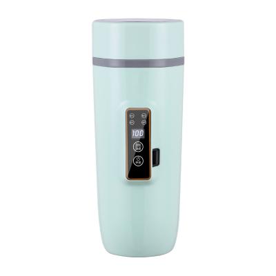 Copo de água portátil 12V / 24V Smart Display para carros Caminhão aço inoxidável 350ml