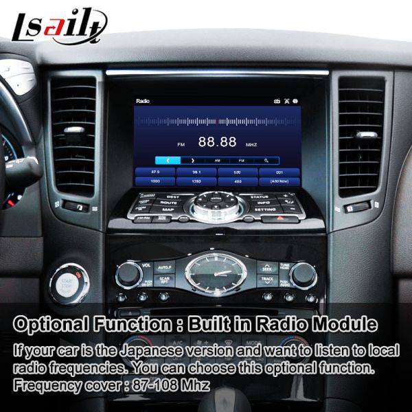 Lsailt Android Screen Car Multimedia Display for Infiniti FX35 FX37 FX37s FX50 FX30d FX QX70 S51 2007-2017