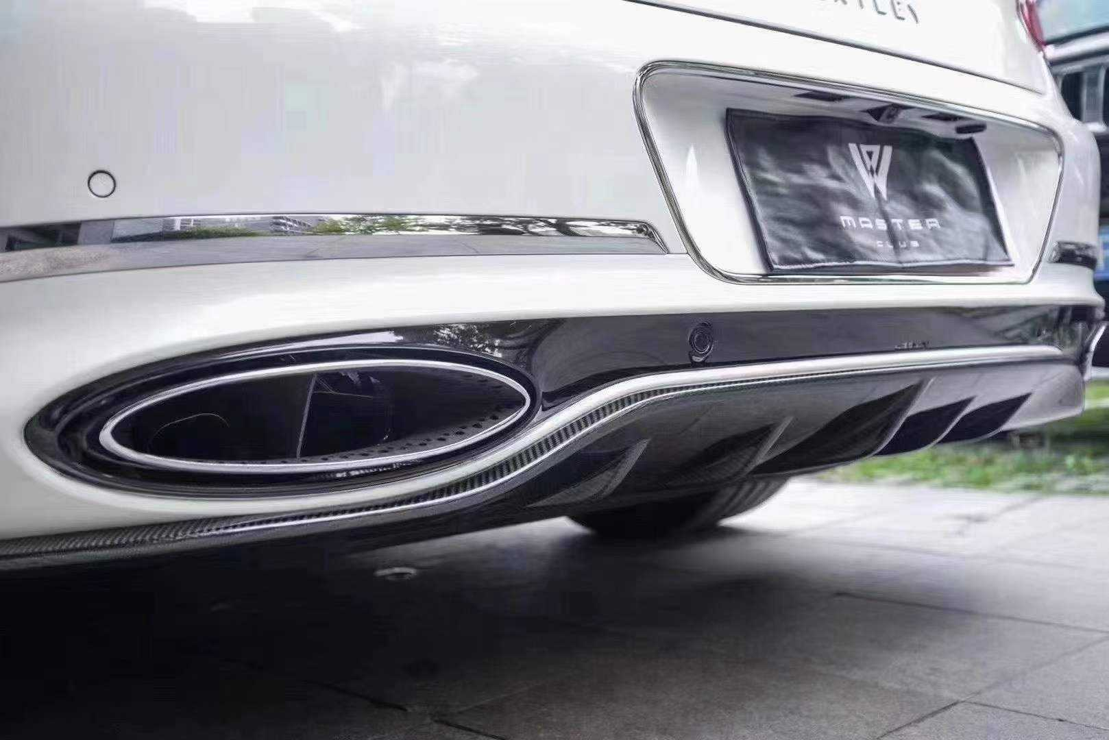 CMST Style Carbon Tesla Body Kit Model S Front Lip Rear Diffuser Spoiler Side Skirts