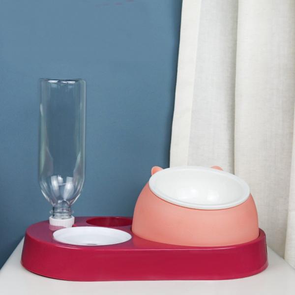 Cat Bowl Ceramic Bowl Protects Cervical Vertebrae Automatic Drinking Oblique Mouth Cat Bowl Against Overturning