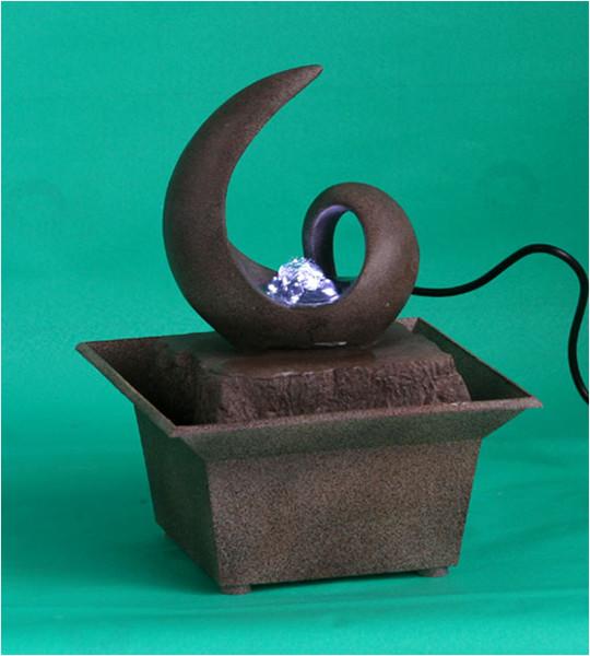 Faux Marble Interior Table Top Water Fountains Handcrafted Made   
