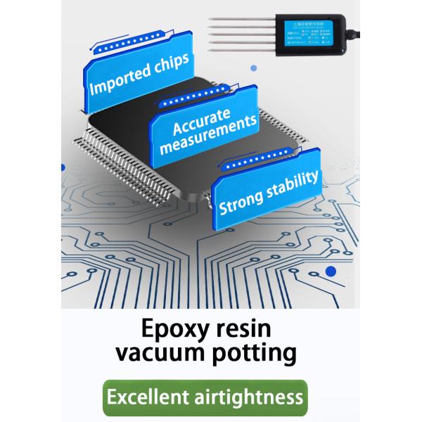 Horizontal Installation Moisture Sensor for Agriculture 7 in 1 USB NPK/PH/EC Temp Analyzer