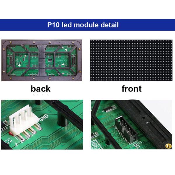 SMD3535 Digital LED Display Board P8 1R1G1B Iron Cabinet Outdoor