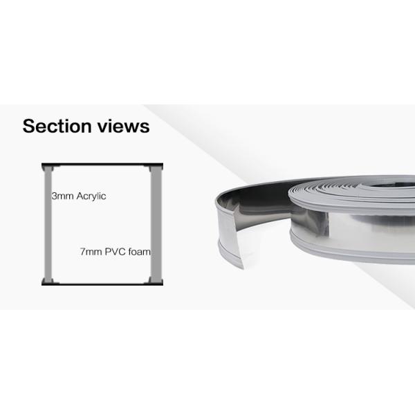 Гибкая загоренная резиновая крышка отделки письма канала 3d