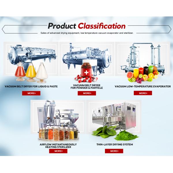 Сушильщик брызг пояса вакуума промышленный